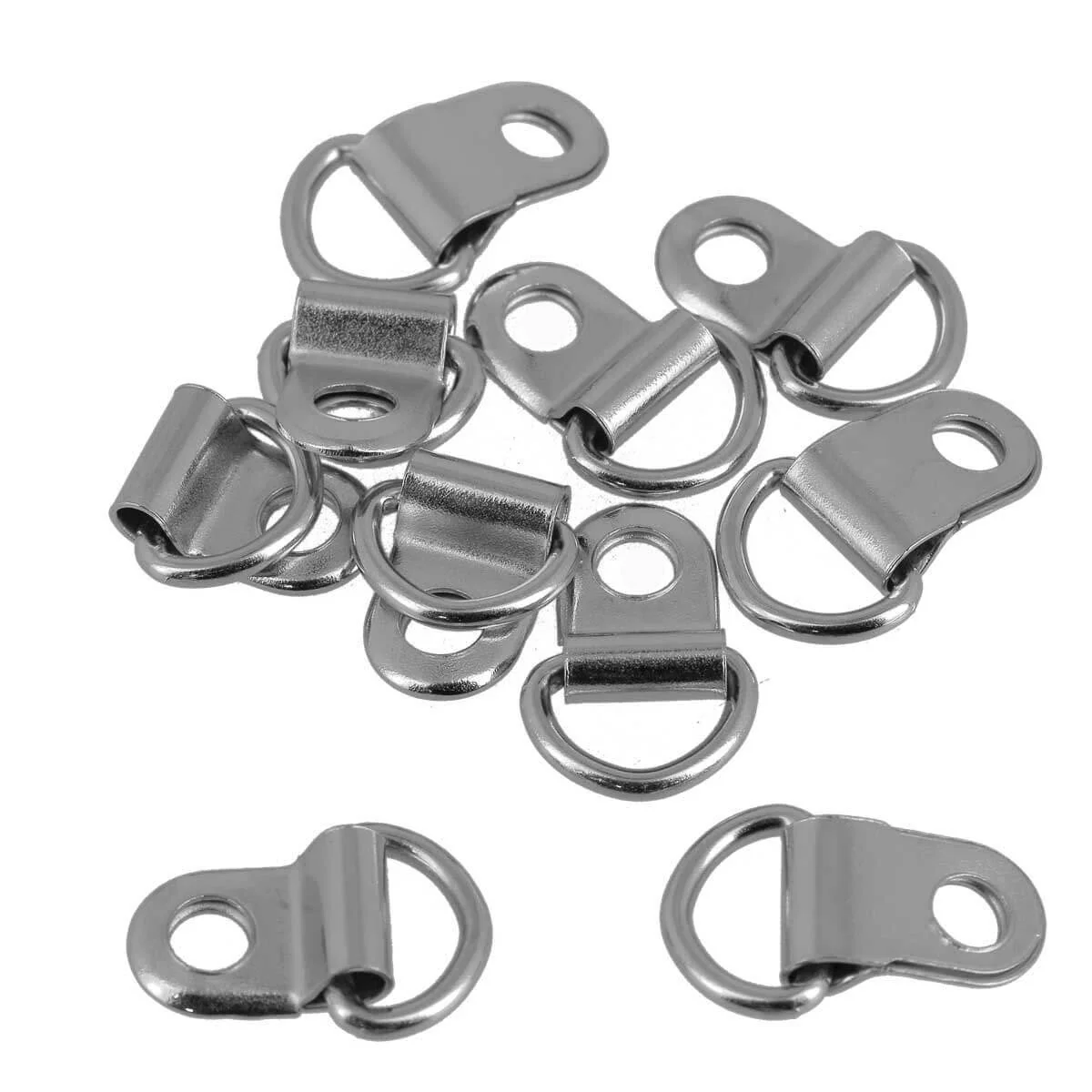 Lot de 10 anneaux passe-lacet à riveter - Image 3