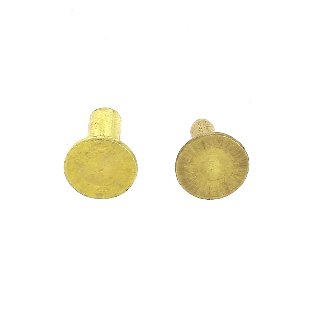 Lot de 10 rivets en laiton pour poignée de couteau - Diamètre 8mm - Longueur 9mm - Gobin Daudé - Image 3