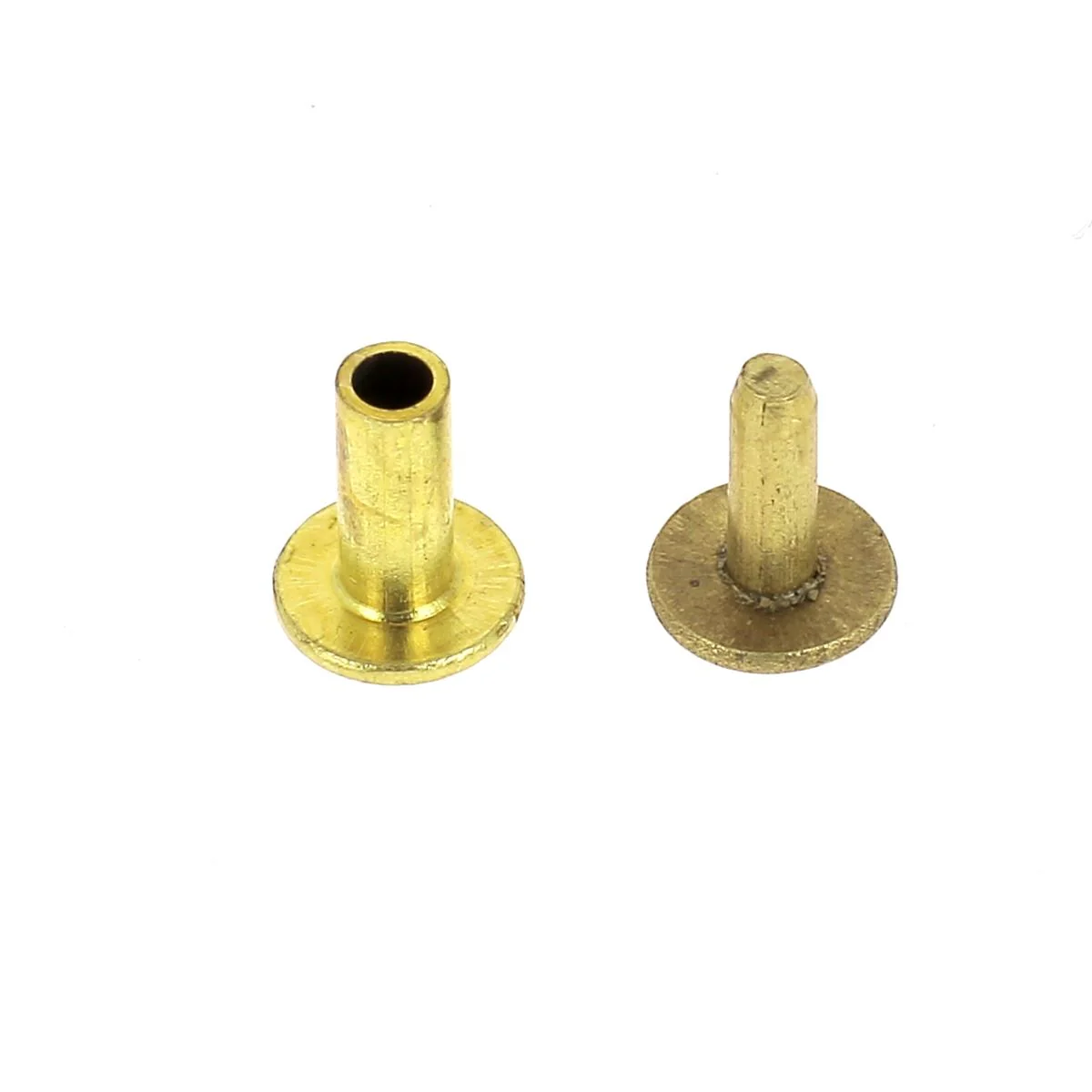 Lot de 10 rivets en laiton pour poignée de couteau - Diamètre 8mm - Longueur 9mm - Gobin Daudé - Image 4