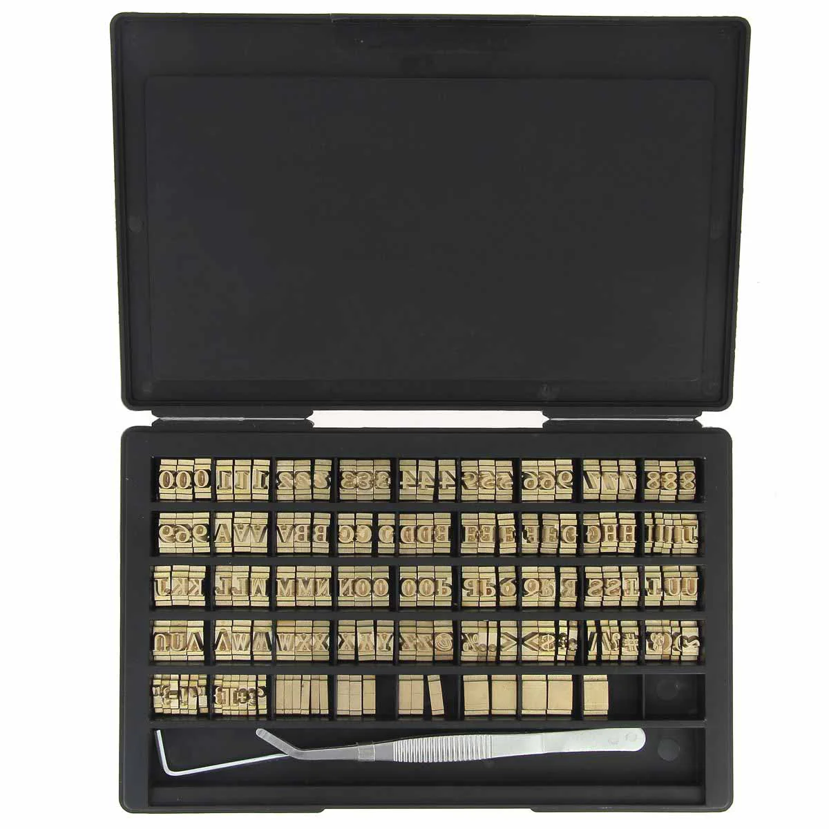 Jeu de 142 caractères en laiton pour presse à chaud 3970-00 - Craftplus - Image 7