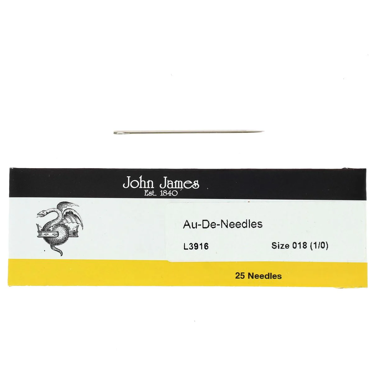 Lot de 25 aiguilles droites - Bout Pointu - John James L3916 - Image 3