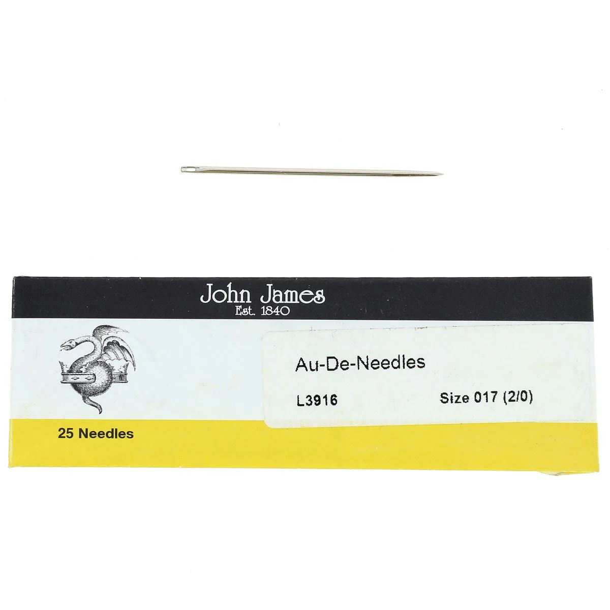 Lot de 25 aiguilles droites - Bout Pointu - John James L3916 - Image 4