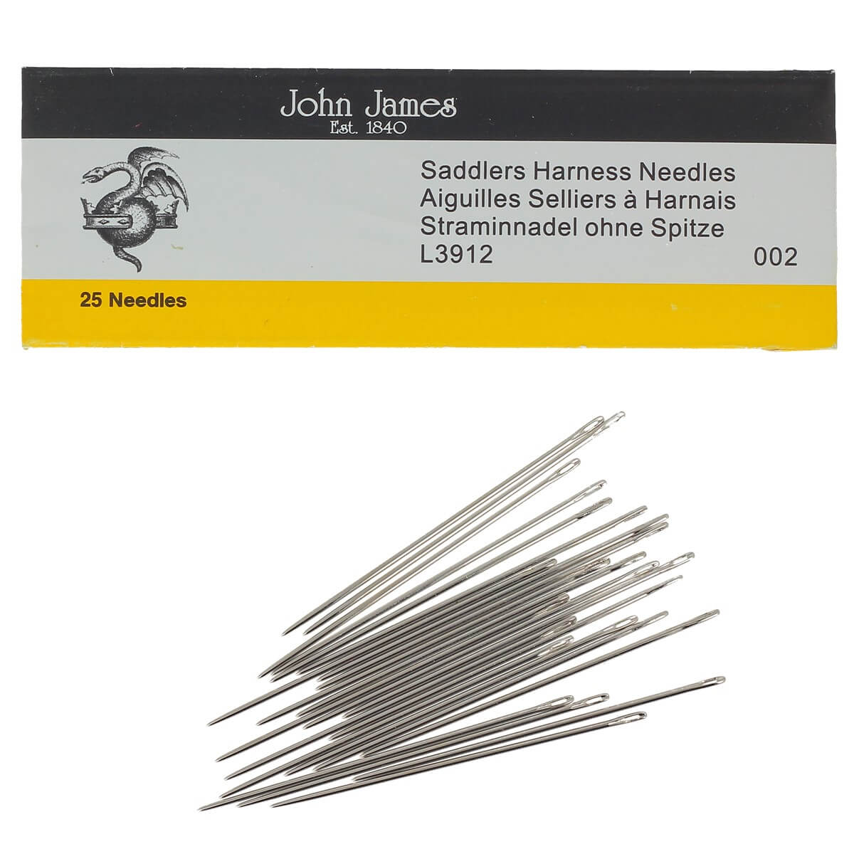 25 aiguilles sellier - Bout Rond - John James L3912 - Image 3