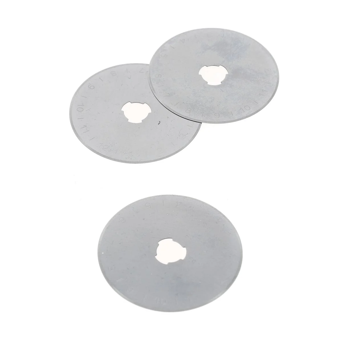 Lot de 3 lames de rechange pour cutter rotatif diamètre 45 mm - Deco Cuir