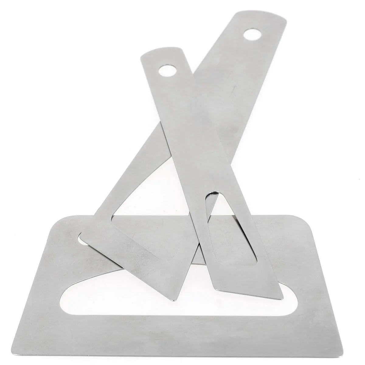 Jeu de 3 spatules fines pour colle en inox - Deco Cuir - Image 2