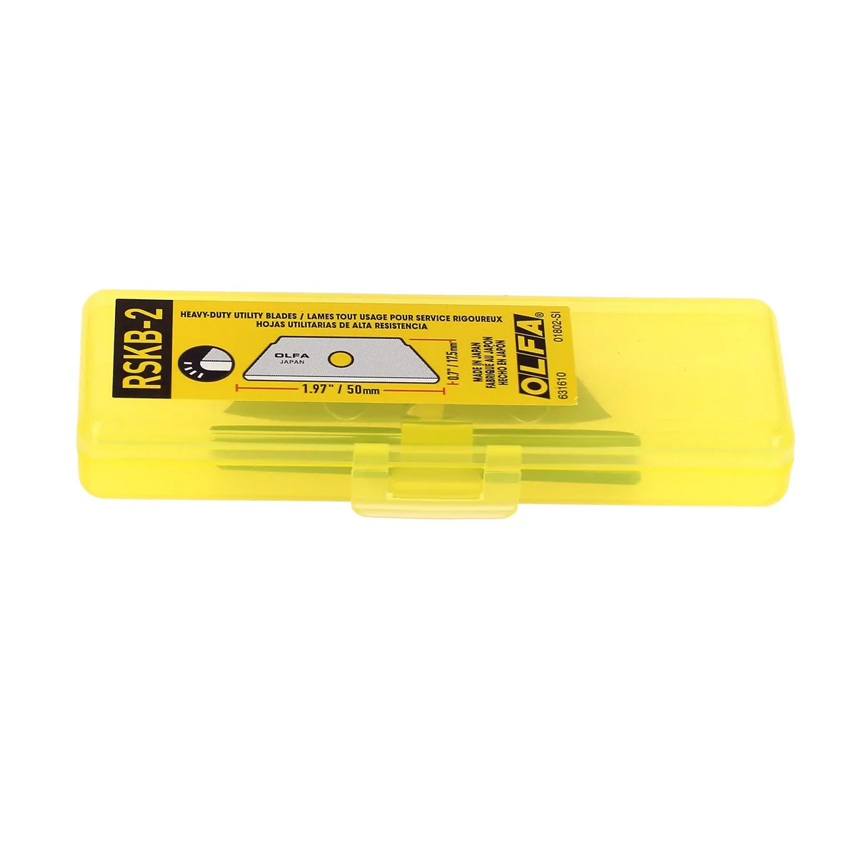 Lot de 5 lames de rechange OLFA RSKB-2 pour le cutter SK-4 - Image 2