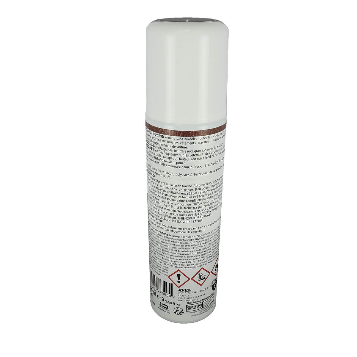 Détacheur Cuirs Textiles - Aérosol 150ml - Hussard Avel - Image 2