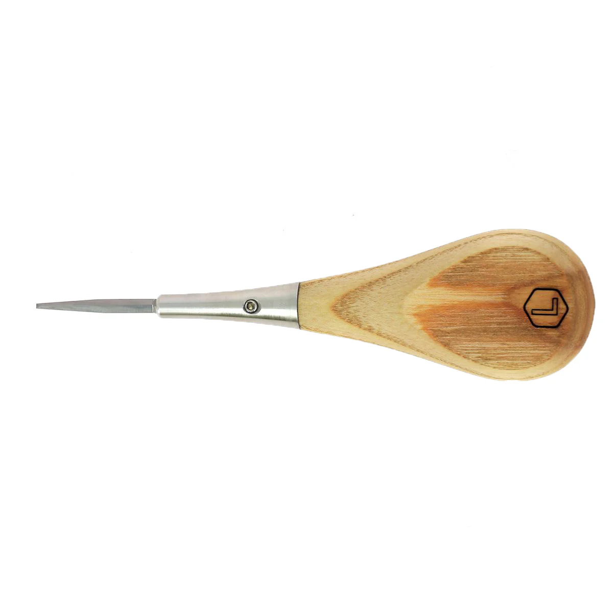 Alêne aux pinces sellier 3mm - LEGACY - Manche en frêne olivier