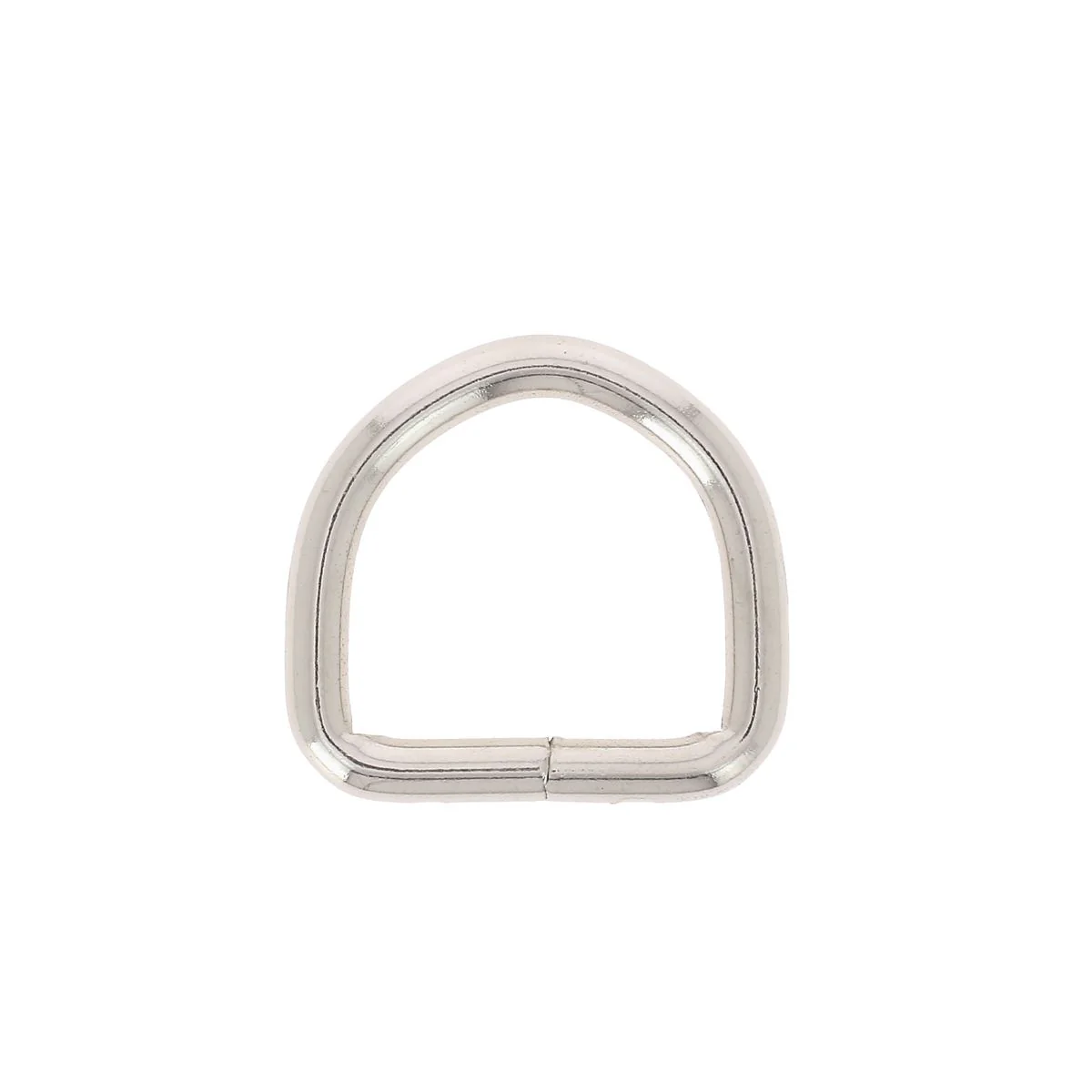 Anneau demi-rond soudé en acier - Série lourde - NICKELÉ - Italie - Image 4