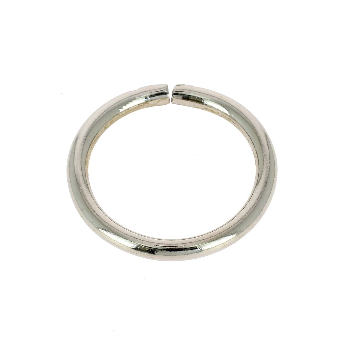 Anneau rond en acier - NICKELÉ - Image 7