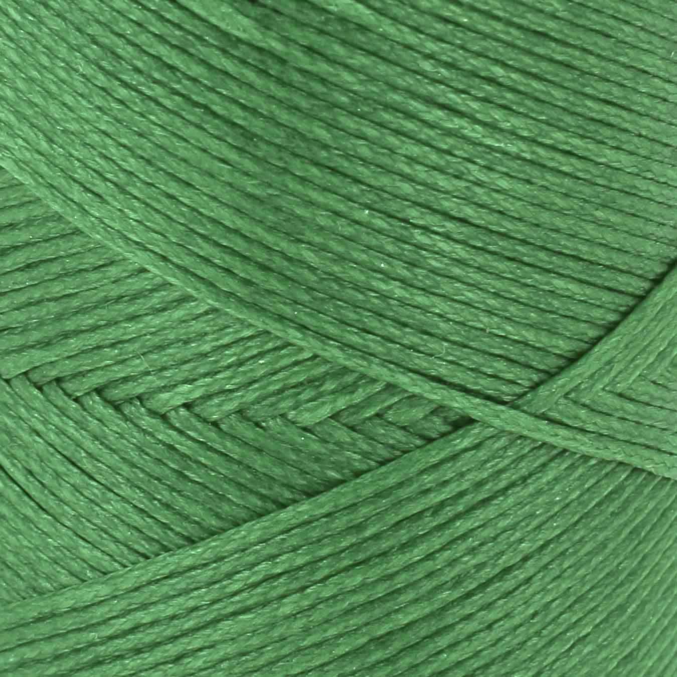 Bobine de 100m de fil polyester tressé et ciré - Diam 0,6mm - VERT - Image 2