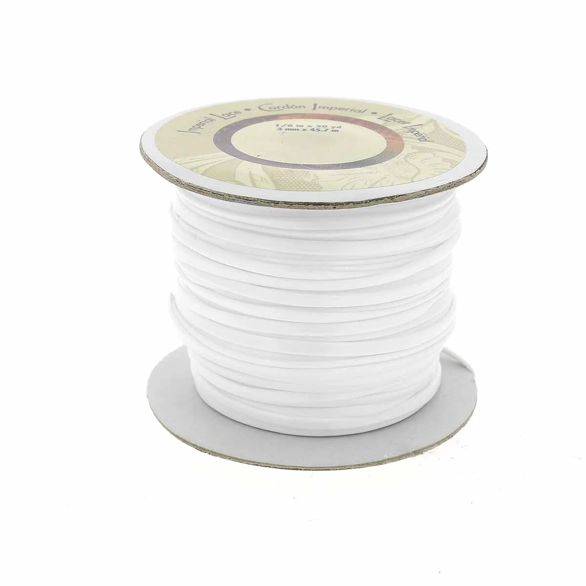 Lacet synthétique IMPÉRIAL Plat - Largeur 3mm - Bobine de 45 mètres
