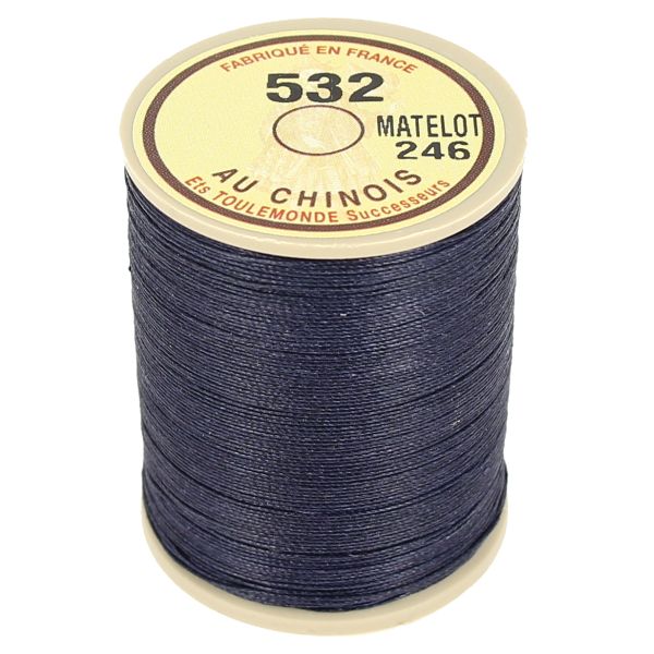 Bobine de 250m de fil de lin AU CHINOIS câblé glacé - 532 Matelos 246 - Image 4