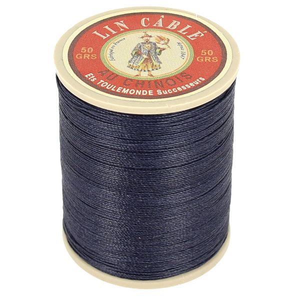 Bobine de 200m de fil de lin AU CHINOIS câblé glacé - 432 Matelos 246