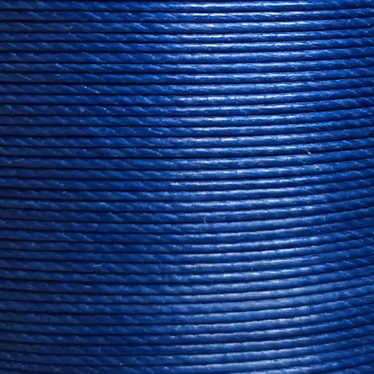 Bobine de 80m de fil de lin ciré MeiSi super fine M50 - 0,55 mm - BLEU CLASSIC - MS094