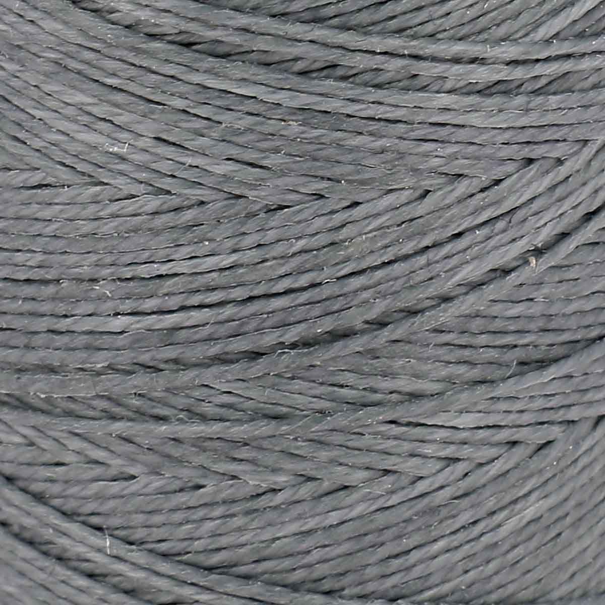 Bobine de fil de lin poissé - GRIS CLAIR - Image 2