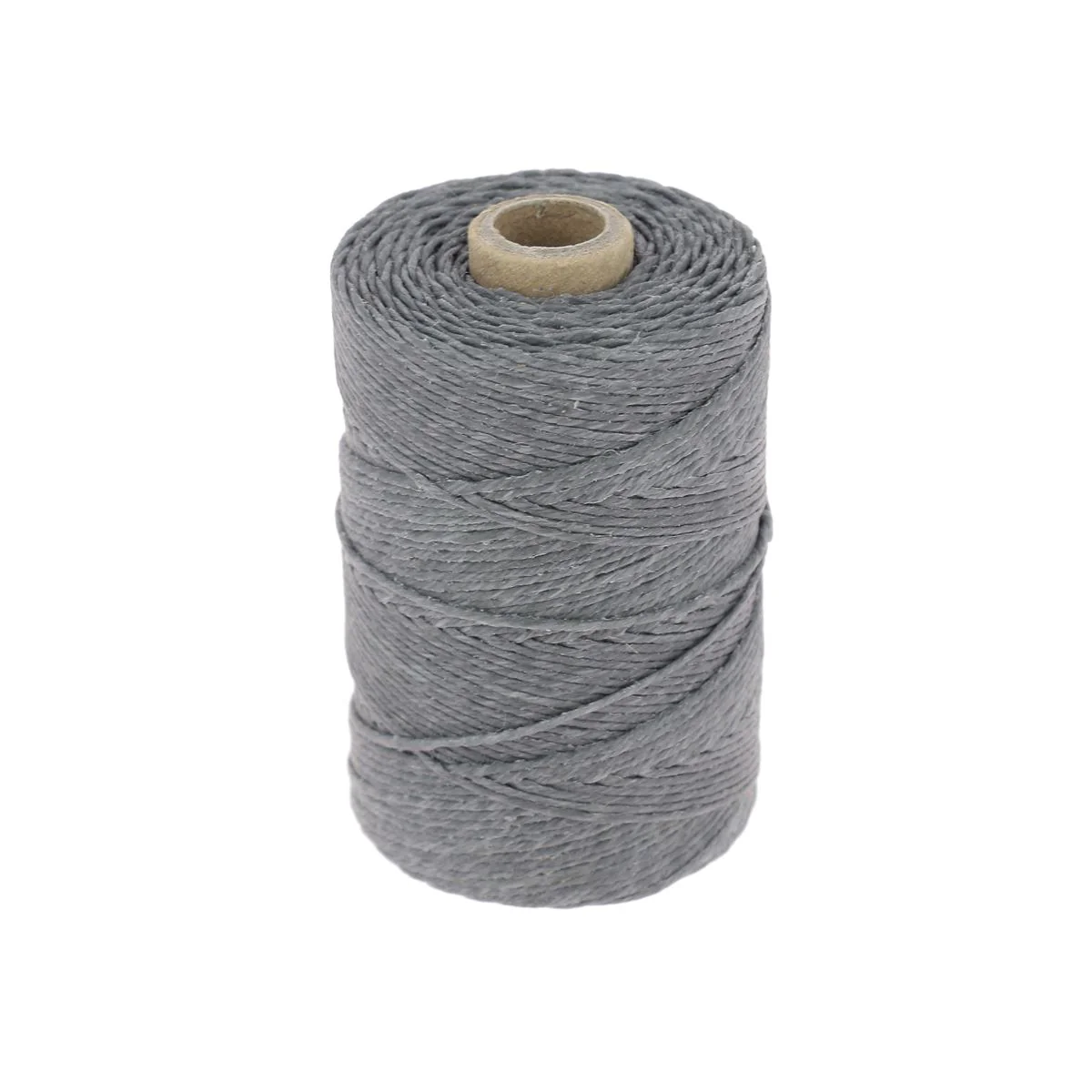 Bobine de fil de lin poissé - GRIS CLAIR - Image 5