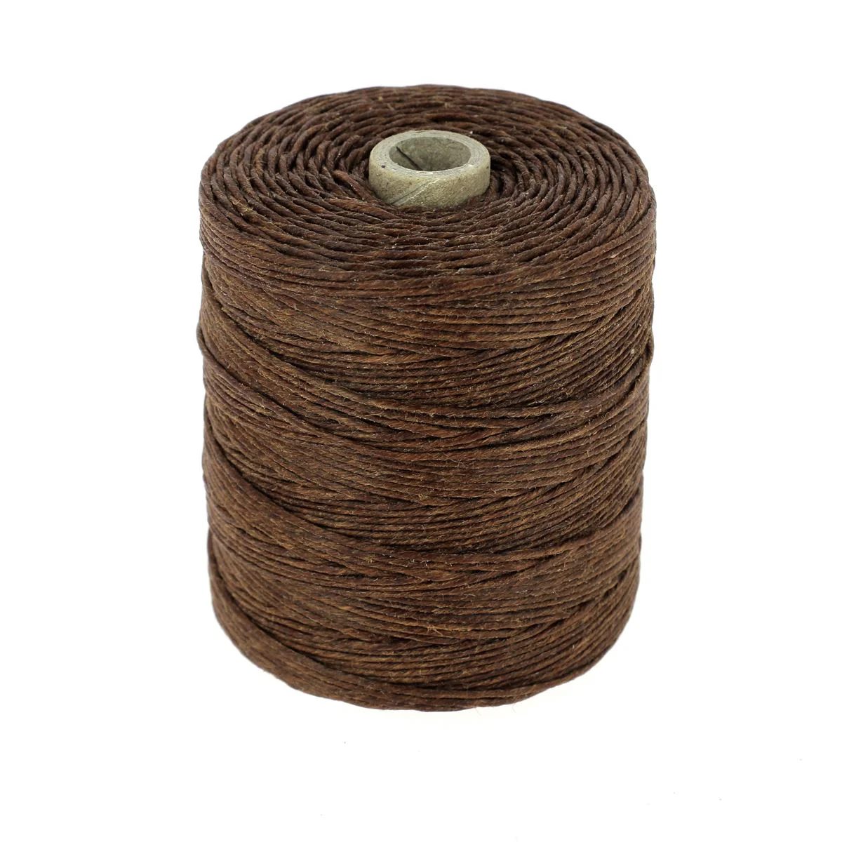 Bobine de fil de lin poissé - MARRON NOIX - Image 7