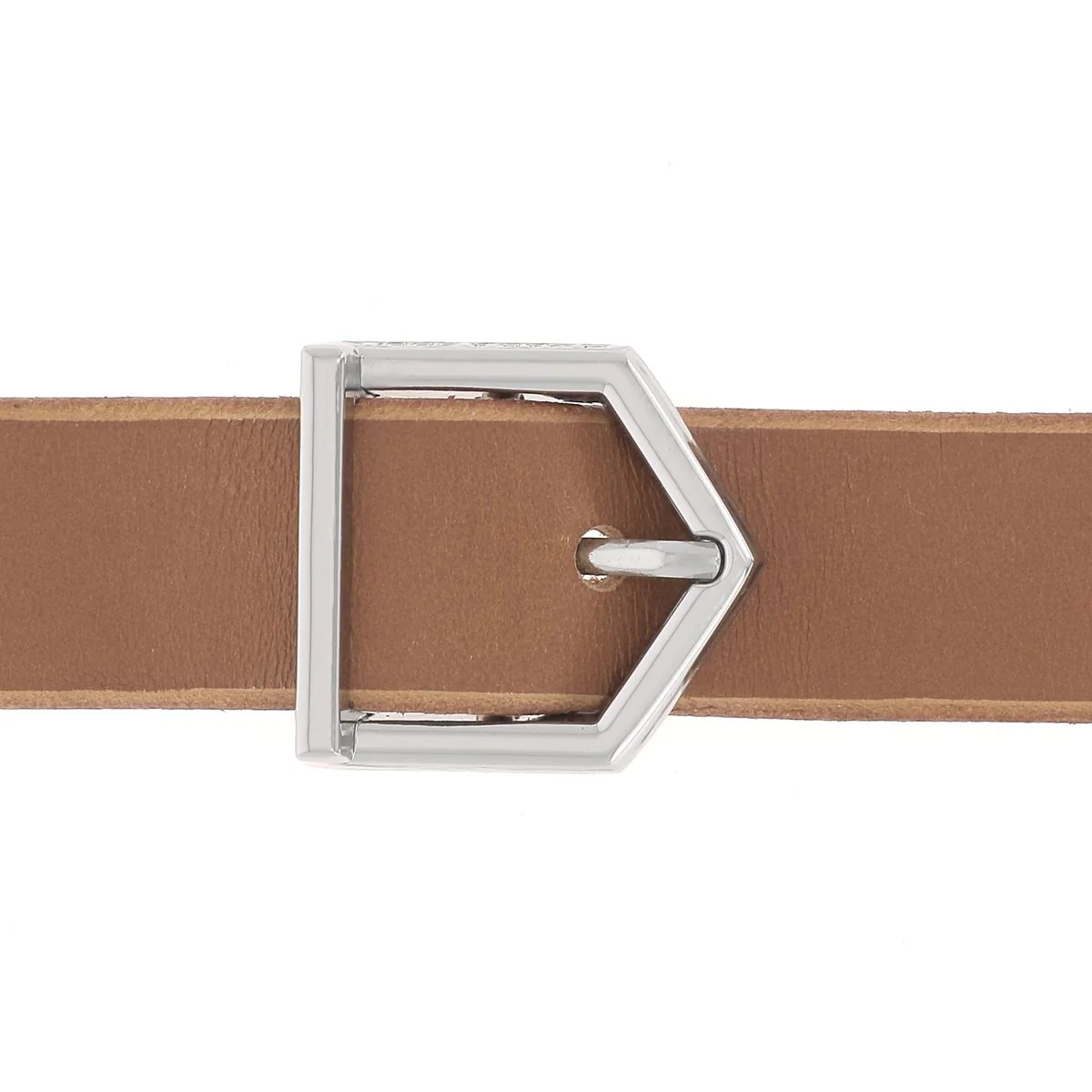 Boucle de ceinture double avec passant MOIA - NICKELÉ - 19mm - Image 2