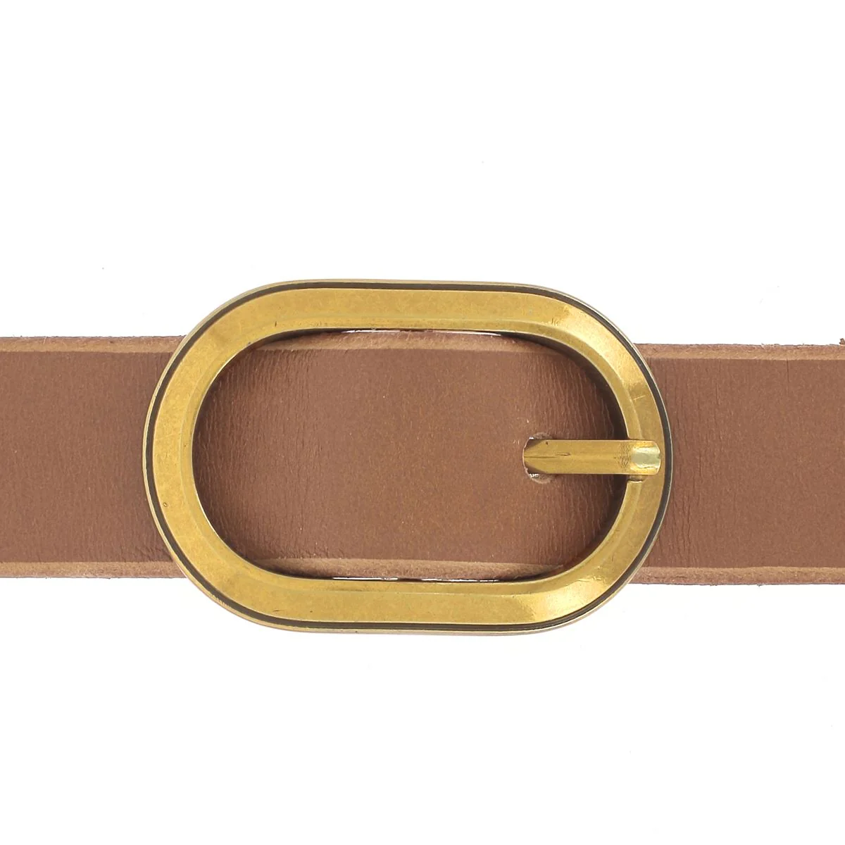 Boucle de ceinture double EMEL - LAITON - 19mm - Image 2