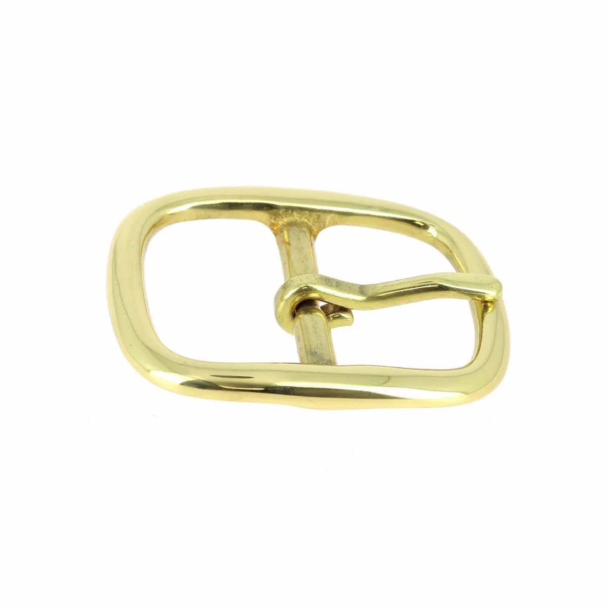 Boucle de ceinture double en laiton massif GYL
