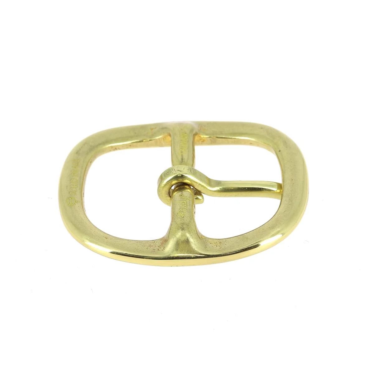 Boucle de ceinture double en laiton massif GYL - Image 2
