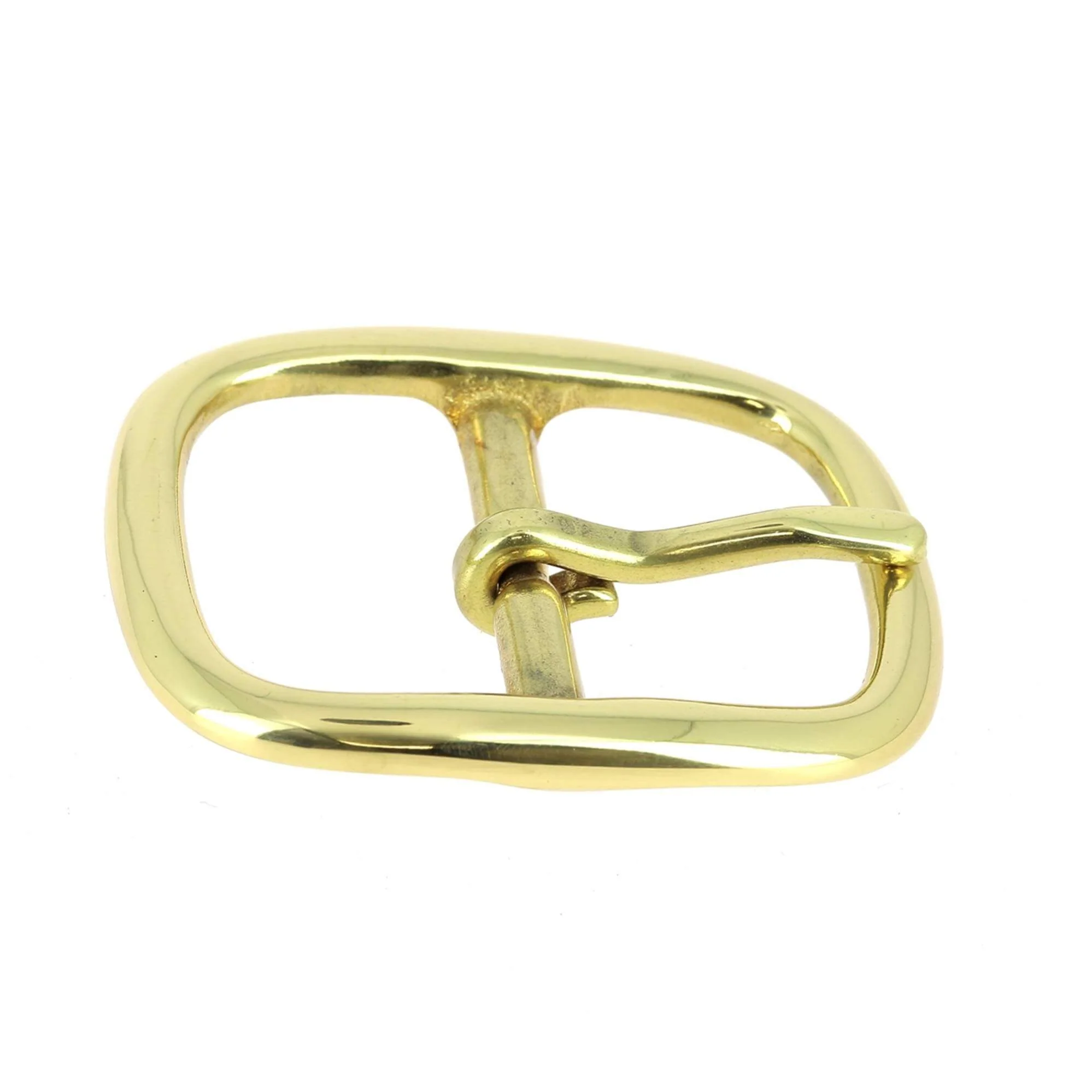 Boucle de ceinture double en laiton massif GYL - Image 3
