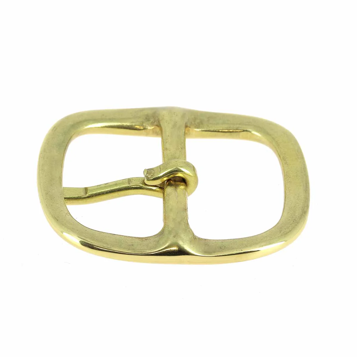 Boucle de ceinture double en laiton massif GYL - Image 4
