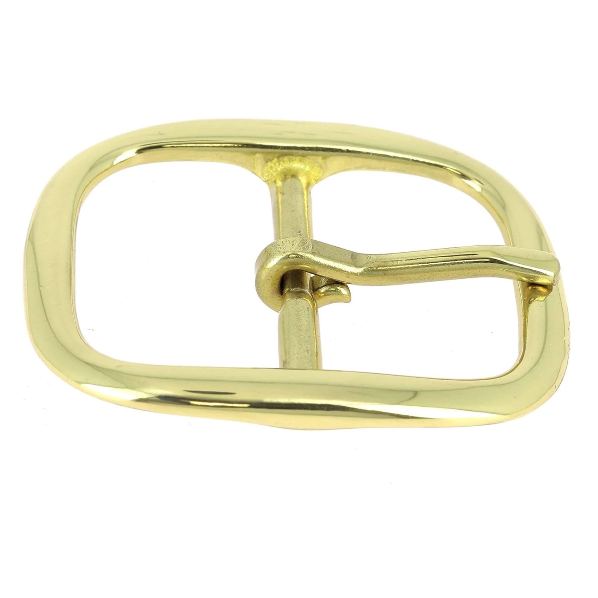 Boucle de ceinture double en laiton massif GYL - Image 5