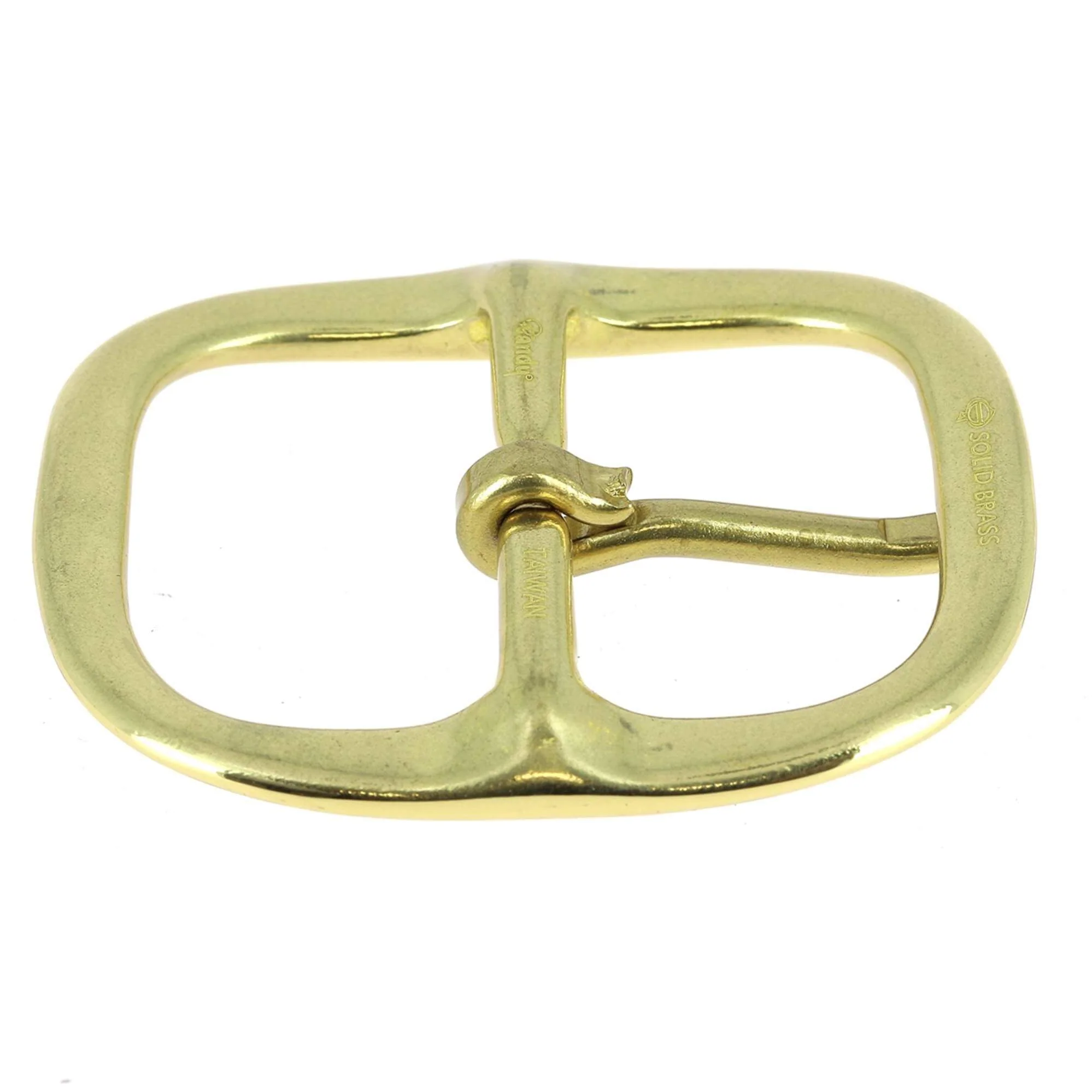 Boucle de ceinture double en laiton massif GYL - Image 6