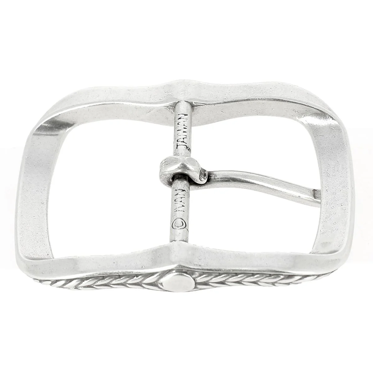 Boucle de ceinture double ÉPI - ARGENT VIEILLI - 38mm - Image 4