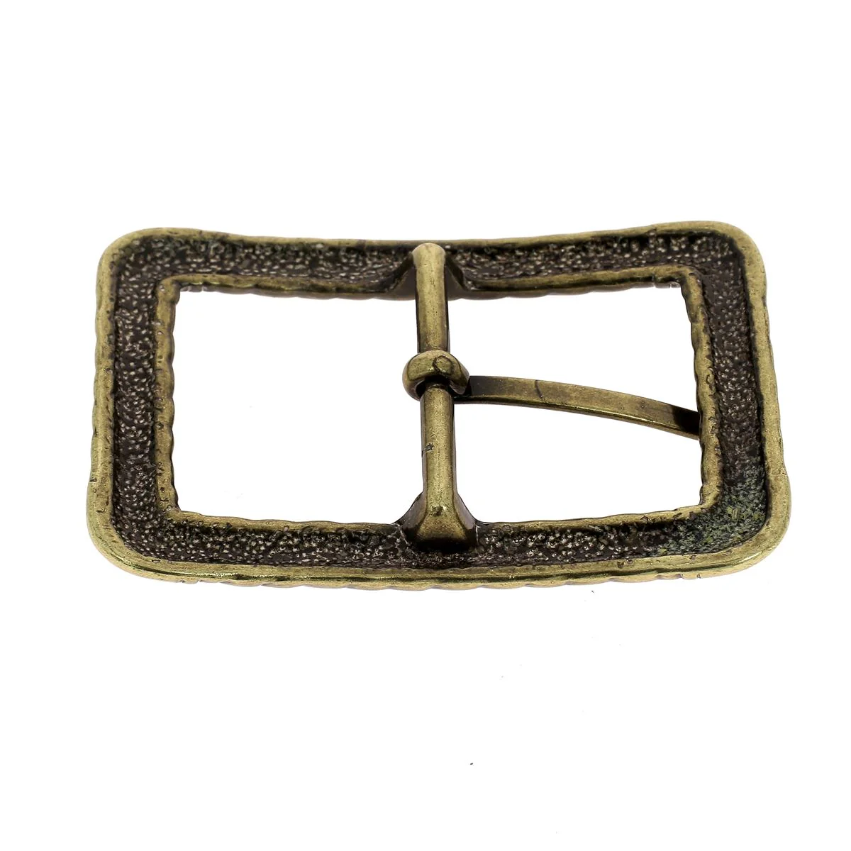 Boucle de ceinture double WAL - LAITON SATINÉ - 35mm - Image 3
