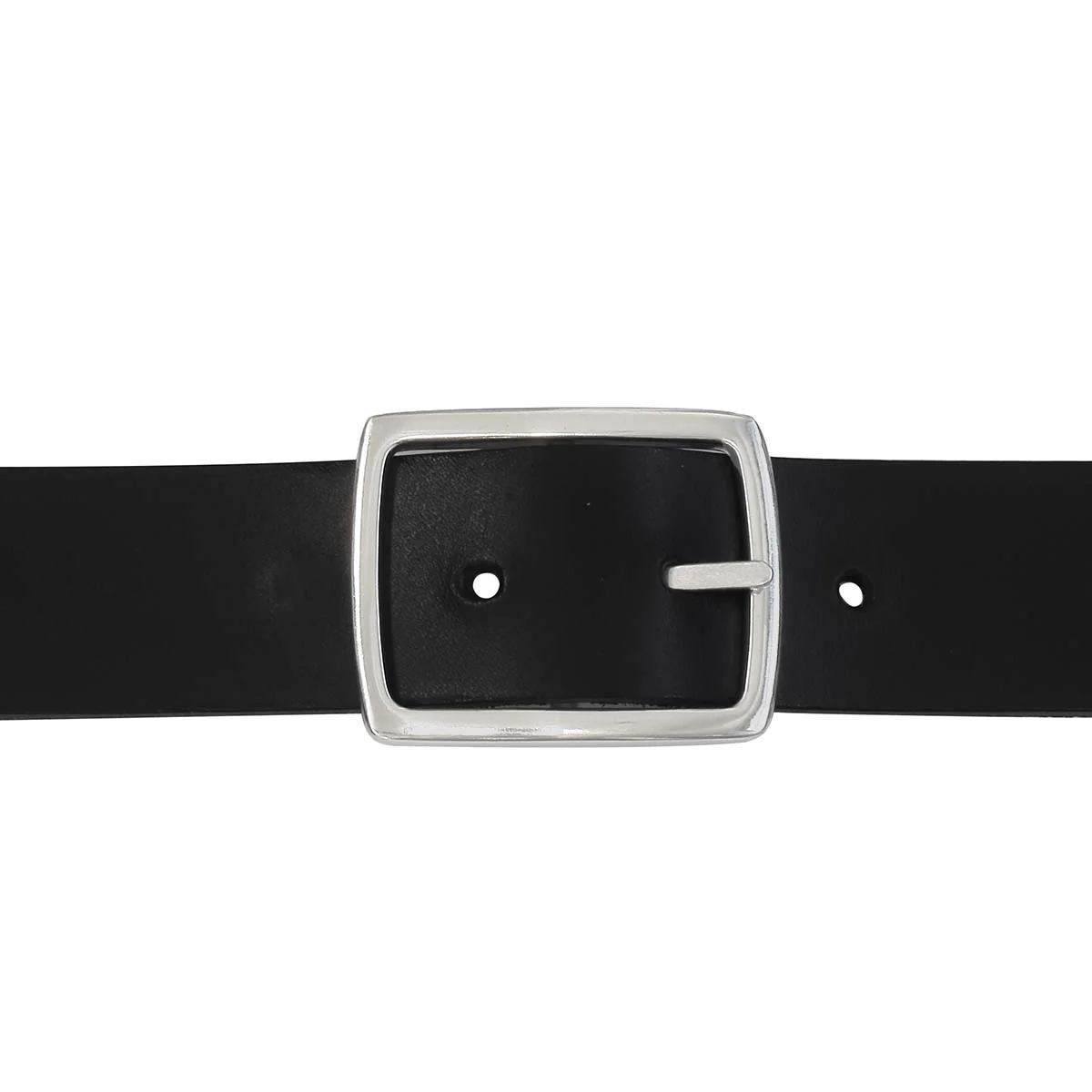 Boucle de ceinture double ZOA - ARGENT VIEILLI - 35mm - Image 2