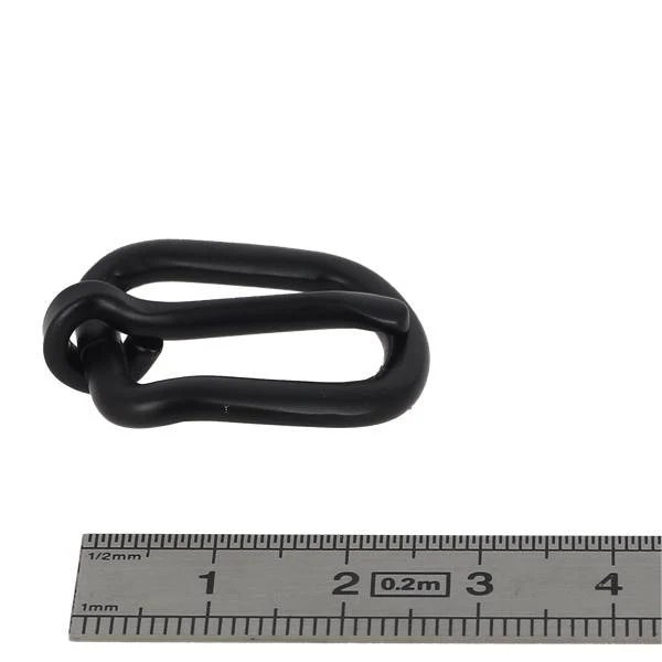 Boucle de ceinture en acier EDY - NOIR MAT - Image 2