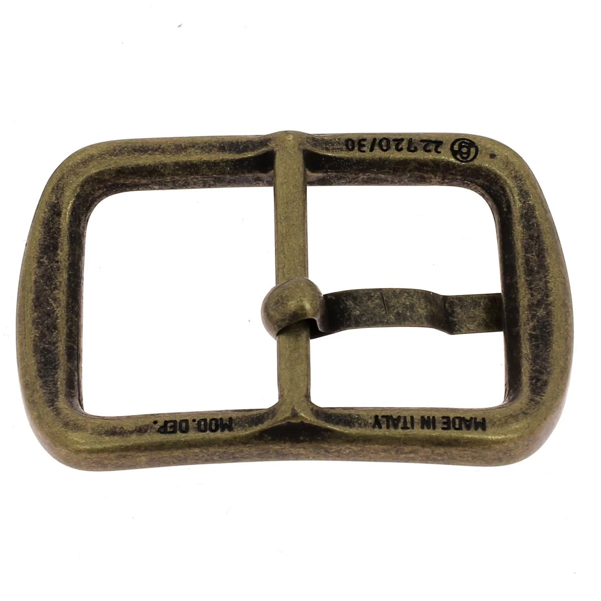 Boucle de ceinture JIM - LAITON VIEILLI - 30mm - Image 2
