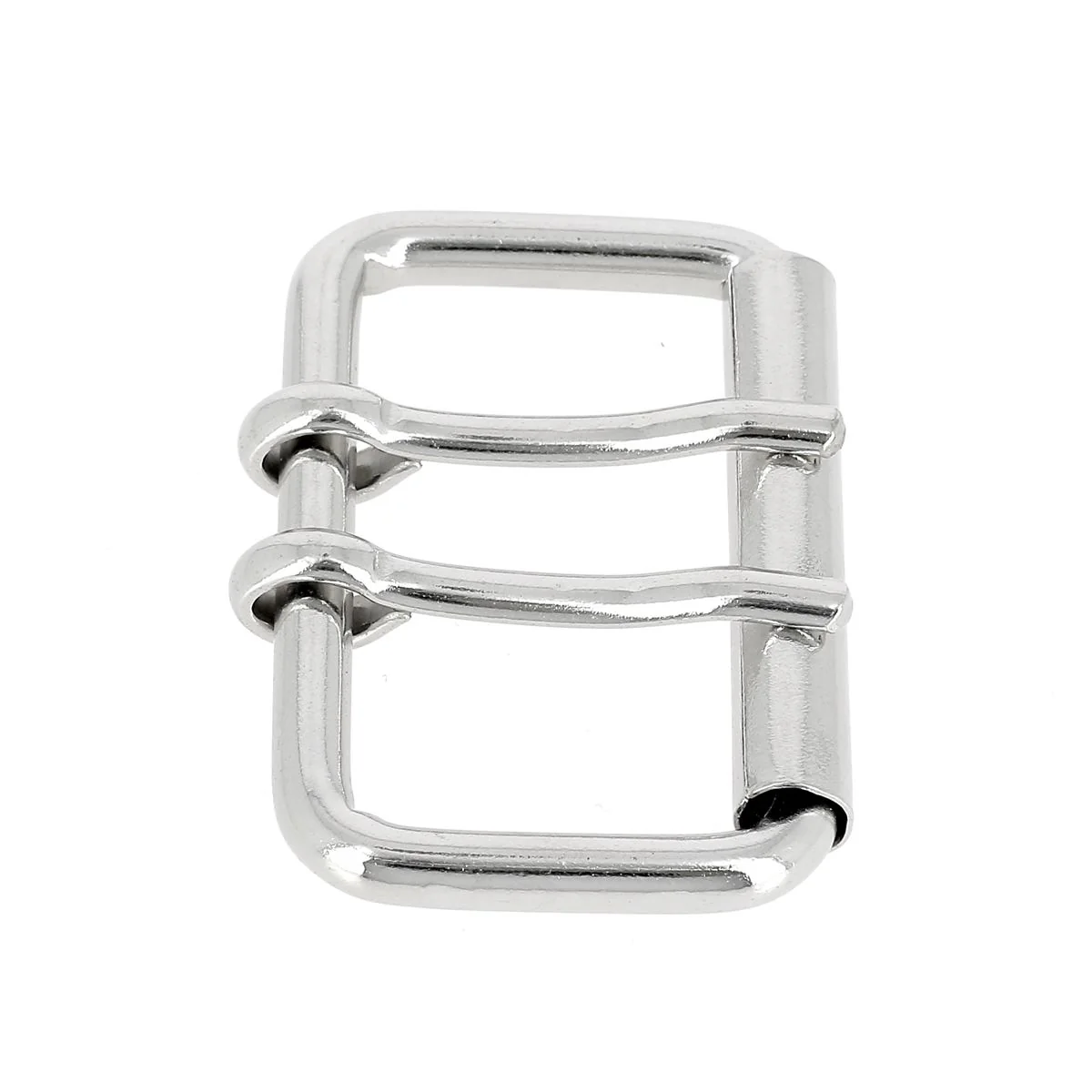 Boucle de ceinture en fil rond à double ardillon et à rouleau EVY - 46mm - Image 3