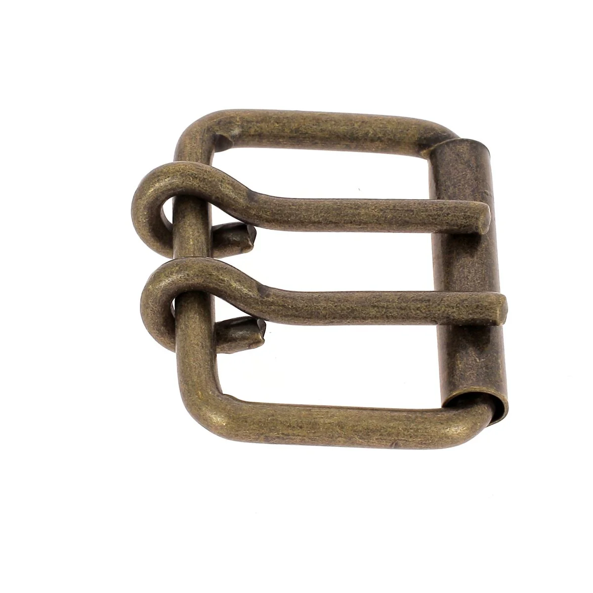 Boucle de ceinture en fil rond à double ardillon et à rouleau OGY - 40mm