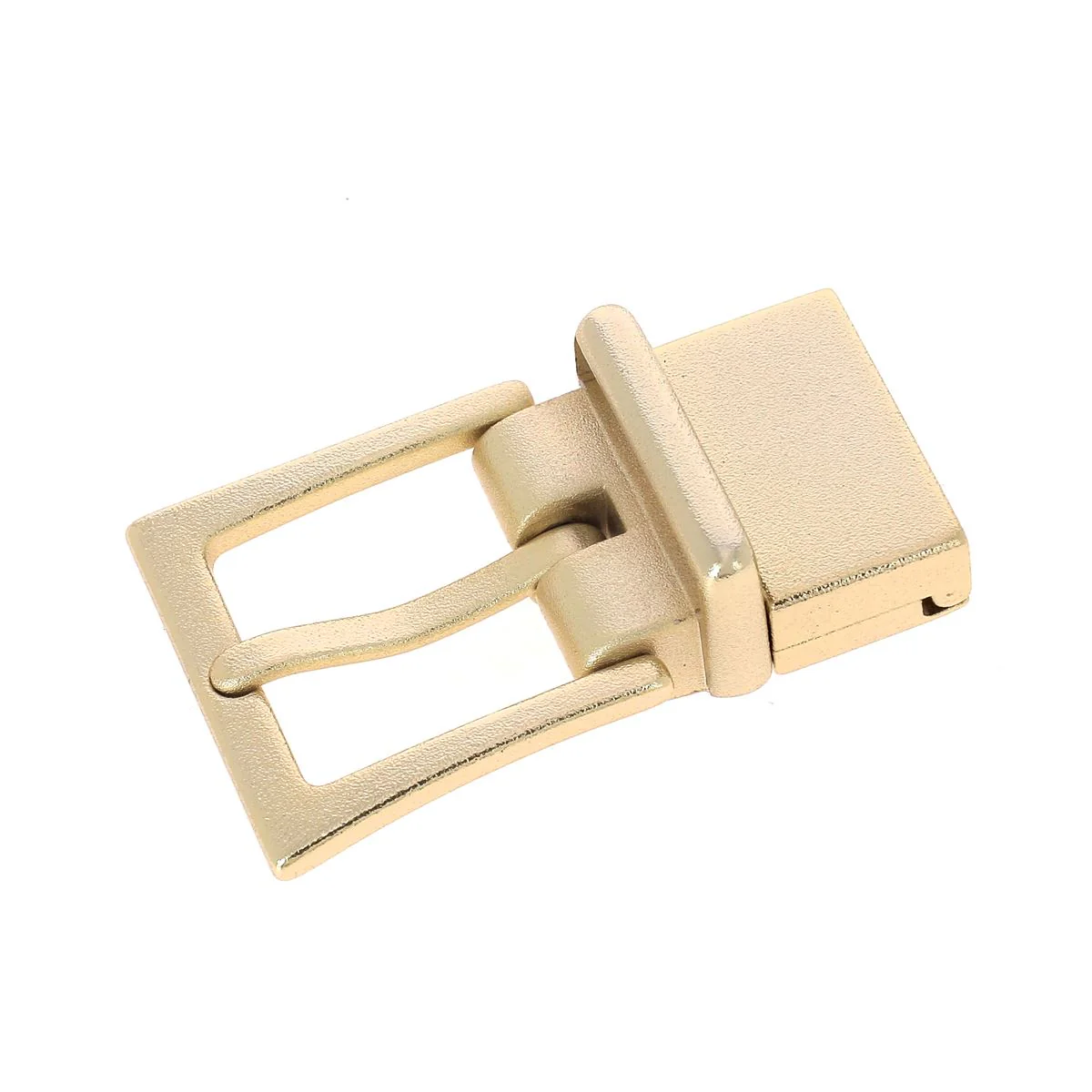 Boucle de ceinture à griffe réversible FYE - DORÉ CLAIR GRAINÉ - 25mm