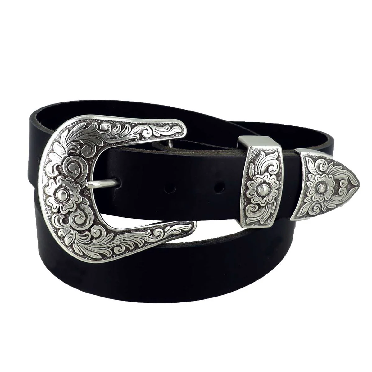 Boucle de ceinture mexicaine PABLO - ARGENT VIEILLI - Image 3