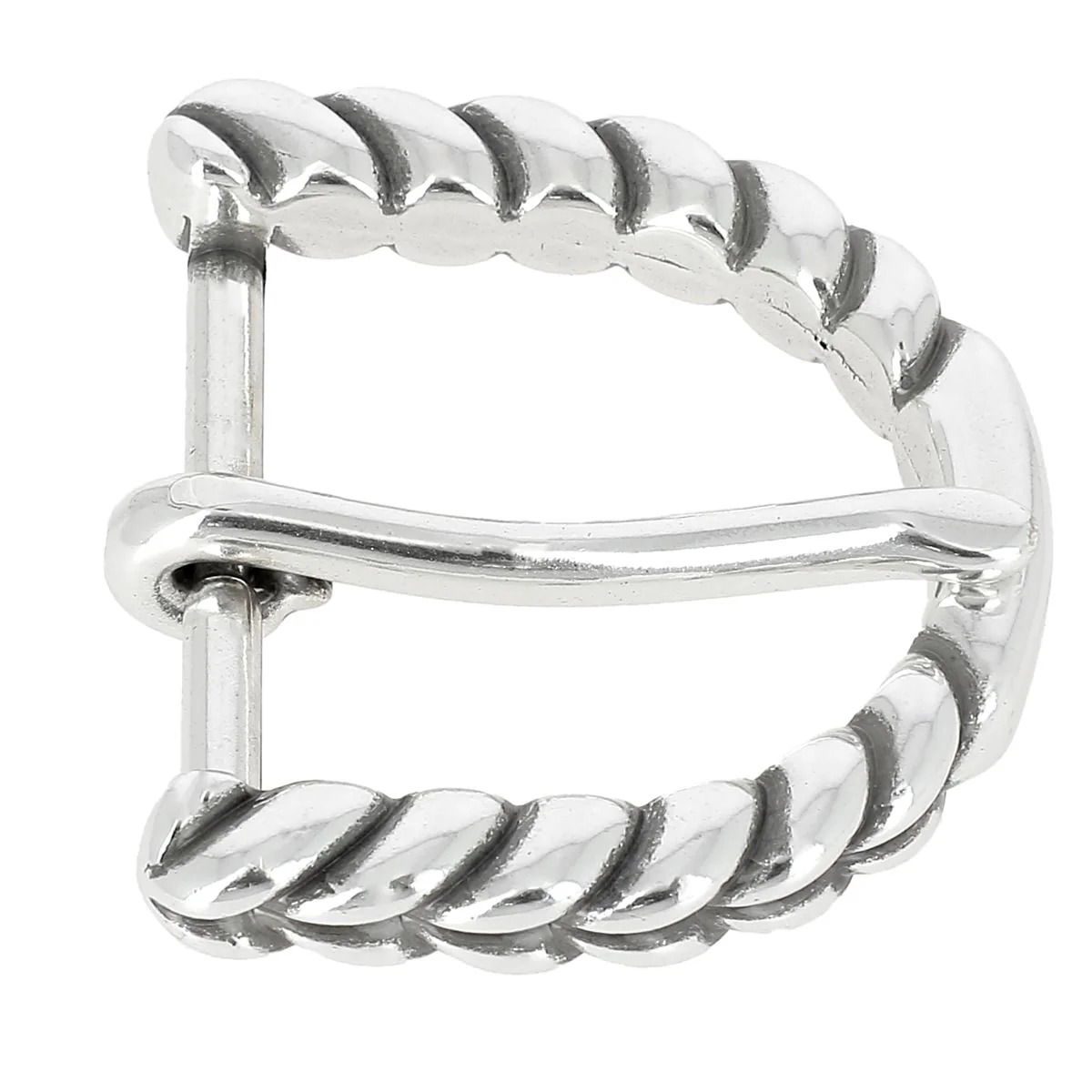 Boucle de ceinture DHI - ARGENT VIEILLI