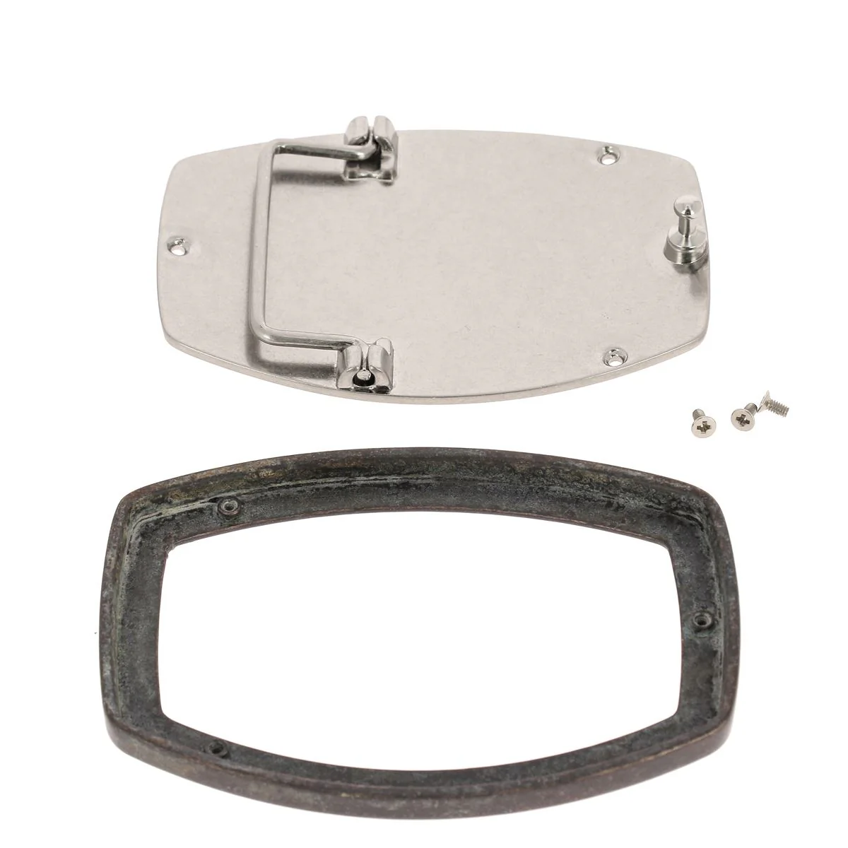 Boucle de ceinturon à personnaliser KYAM - ACIER OXYDÉ - 40mm - Image 3