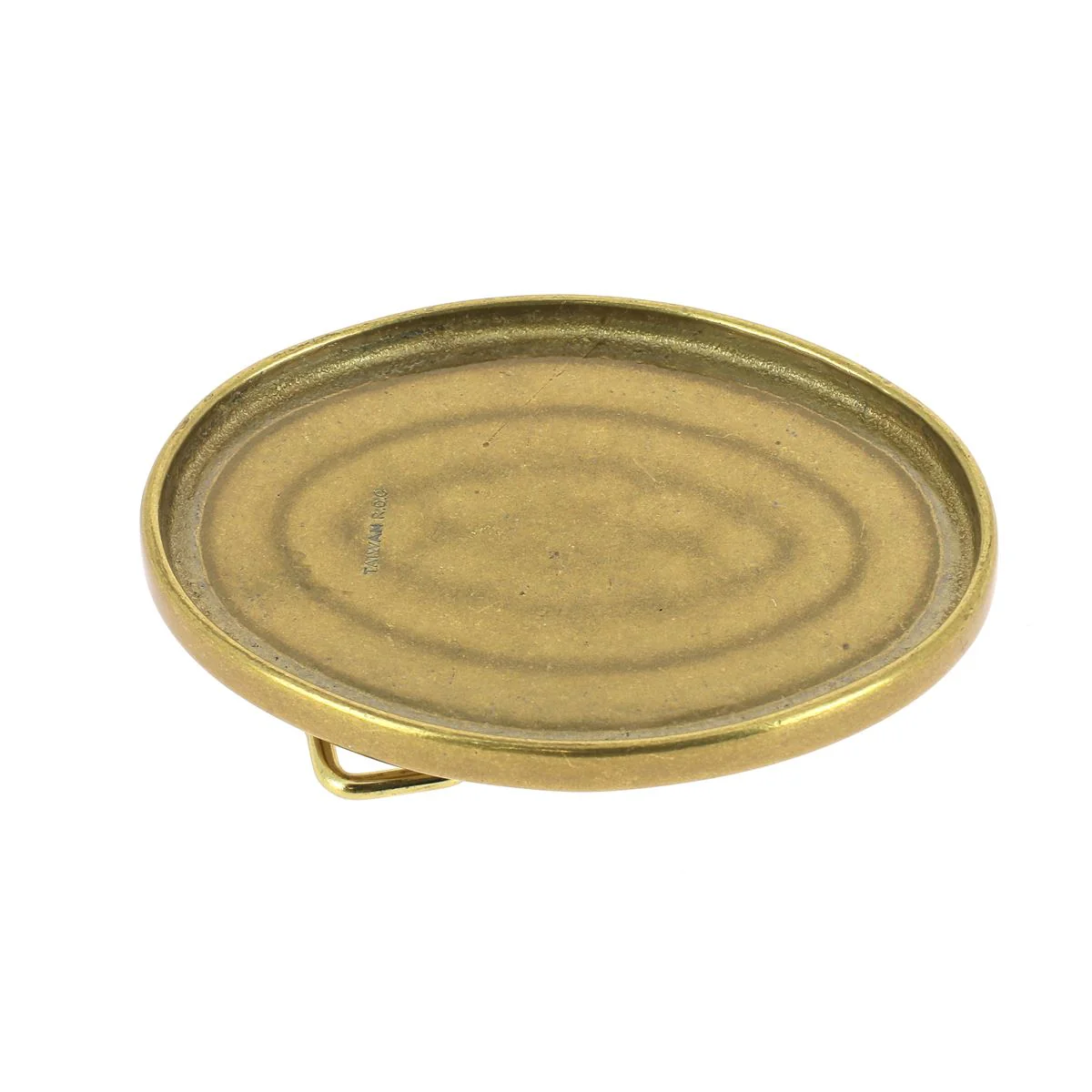Boucle de ceinturon ovale en laiton à personnaliser - 45mm - Ivan 1814-00
