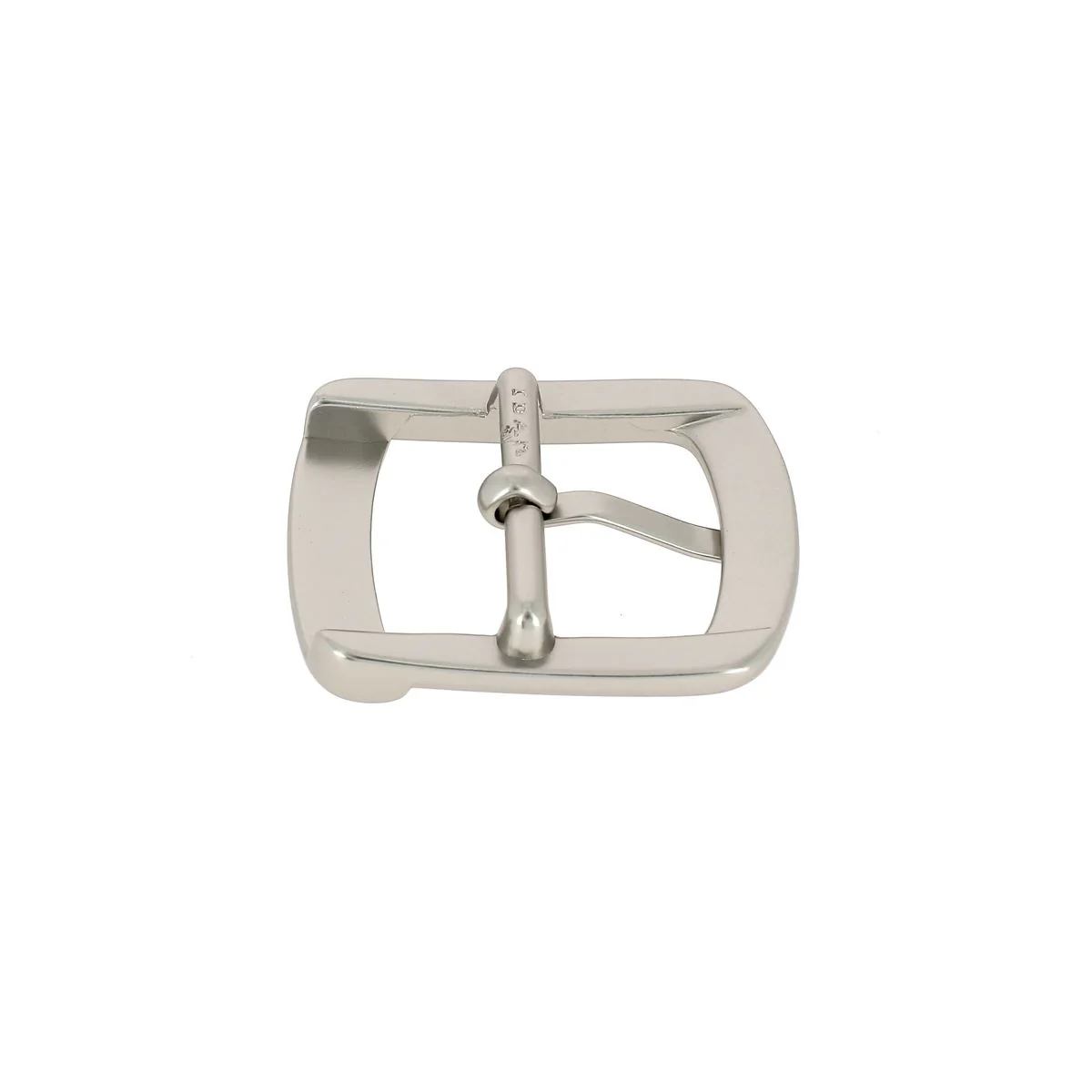 Boucle de ceinture avec passant UDO - NICKELÉ MAT - Image 2
