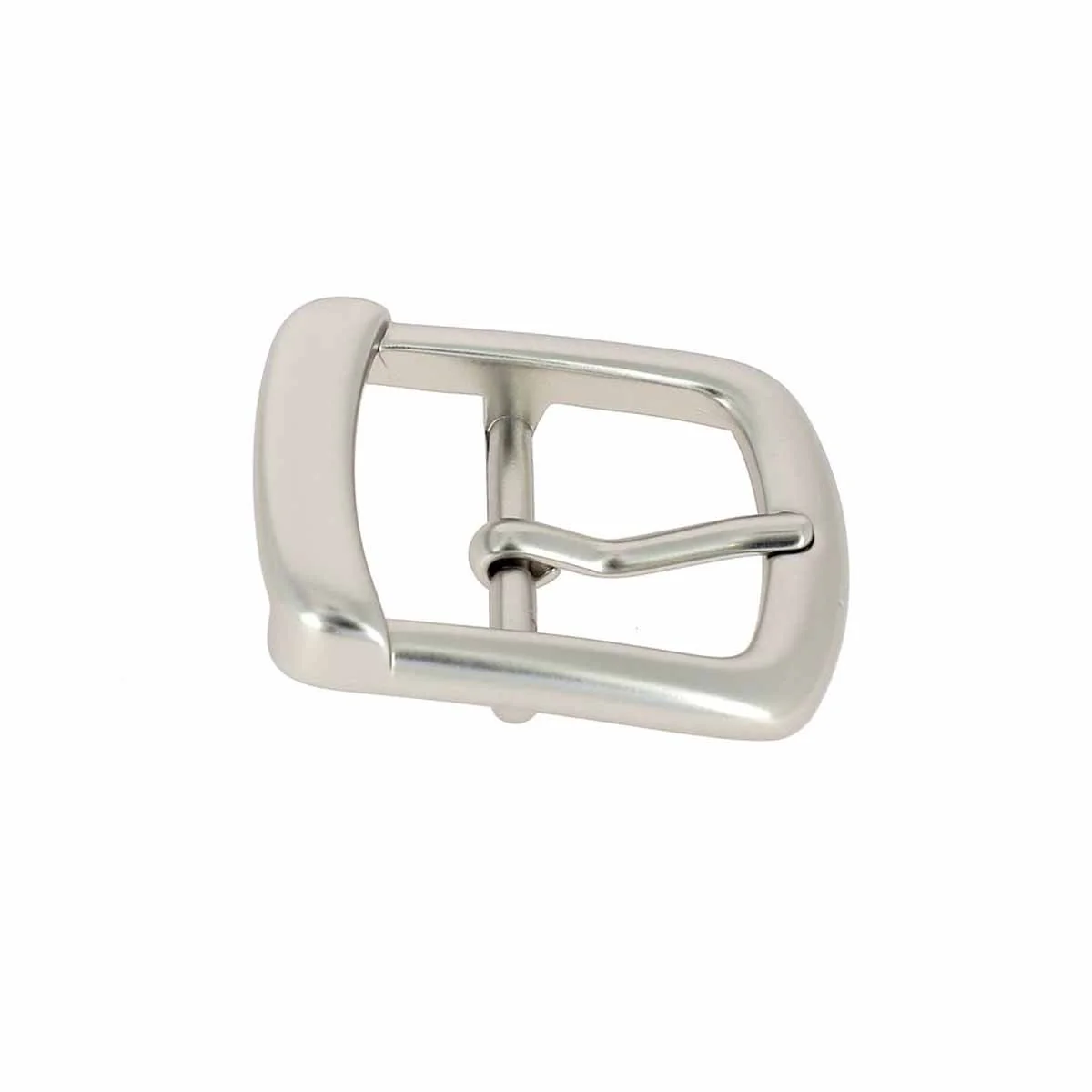 Boucle de ceinture avec passant UDO - NICKELÉ MAT - Image 4