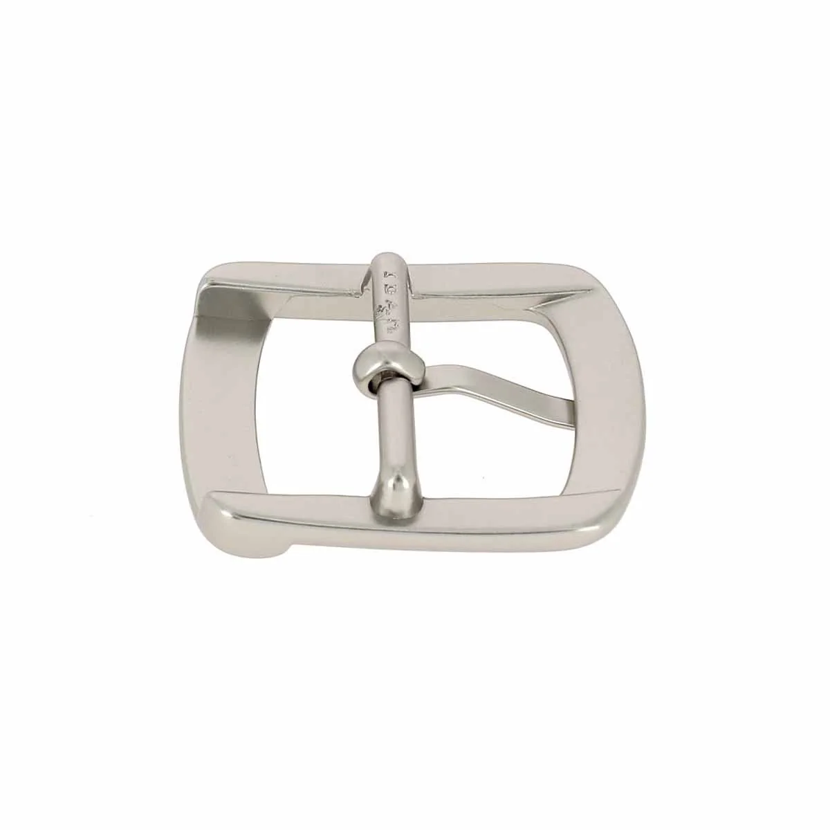Boucle de ceinture avec passant UDO - NICKELÉ MAT - Image 5