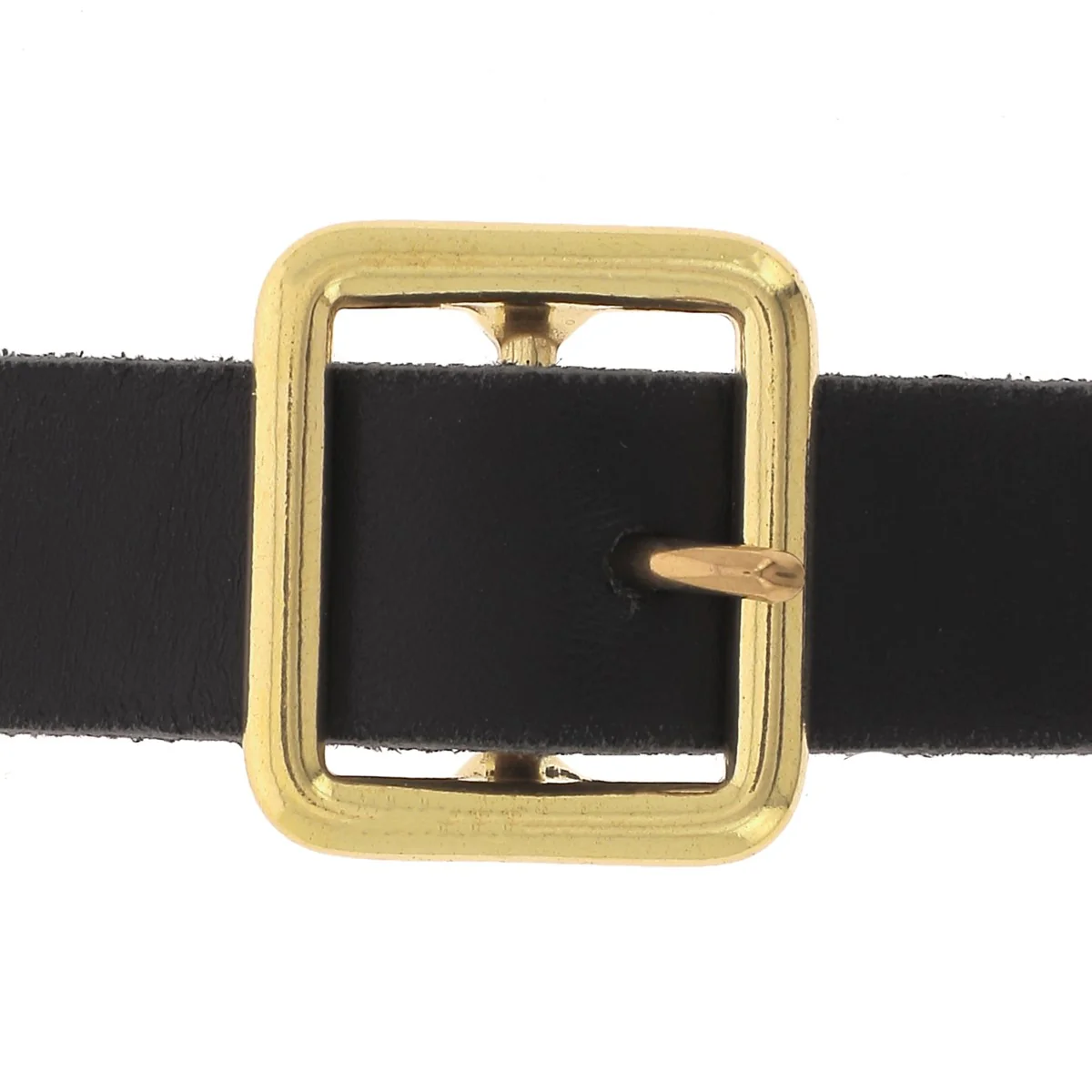 Boucle de ceinture double en laiton - 23mm - S. Poursin - Image 2