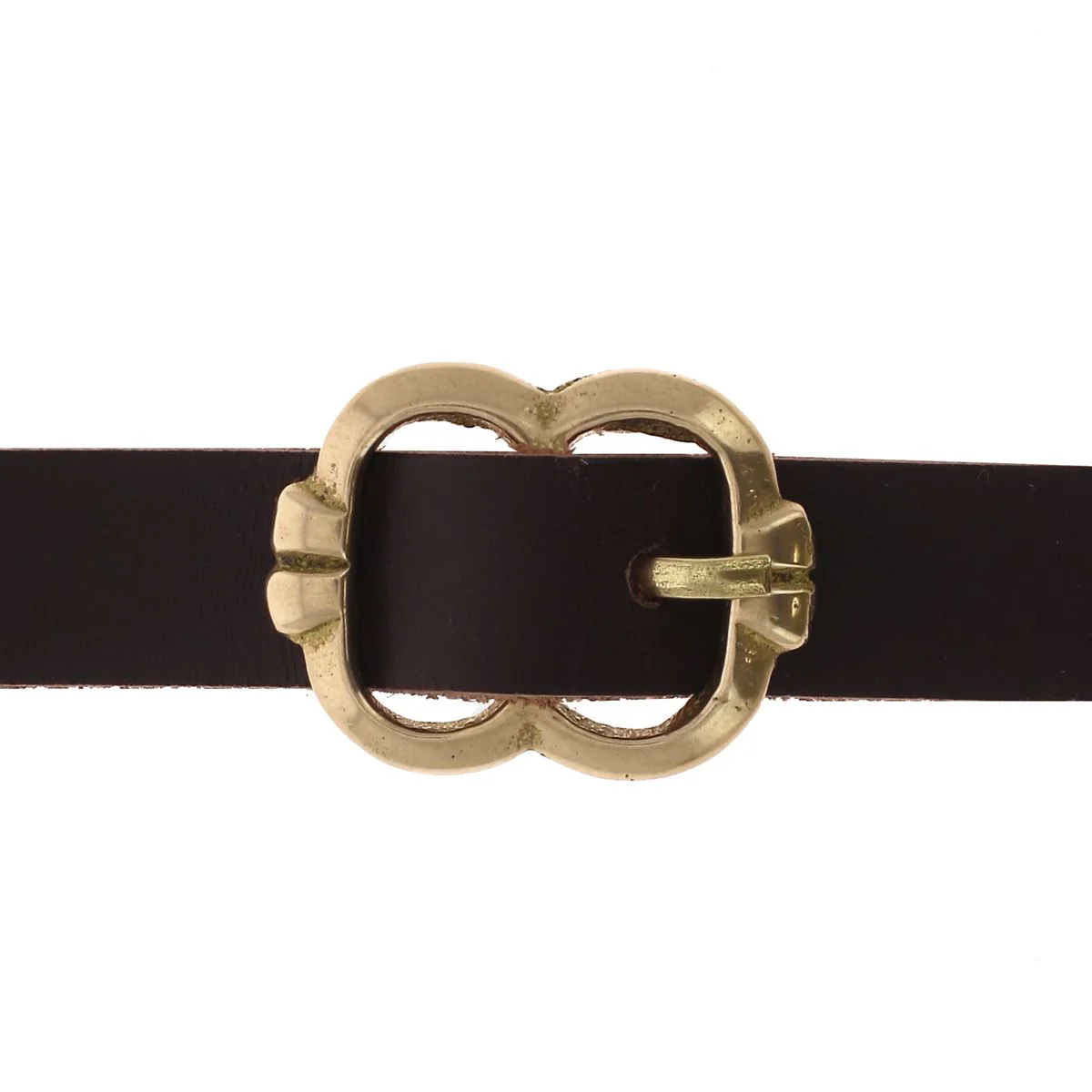 Boucle de ceinture double en laiton massif VEN - 15mm - Image 2