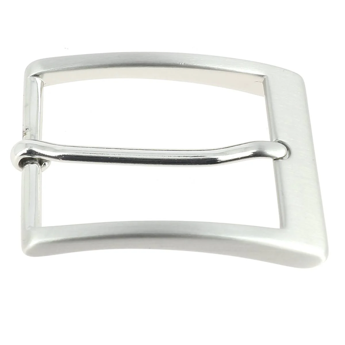 Boucle de ceinture LYA - NICKEL FREE SATINÉ - 35mm