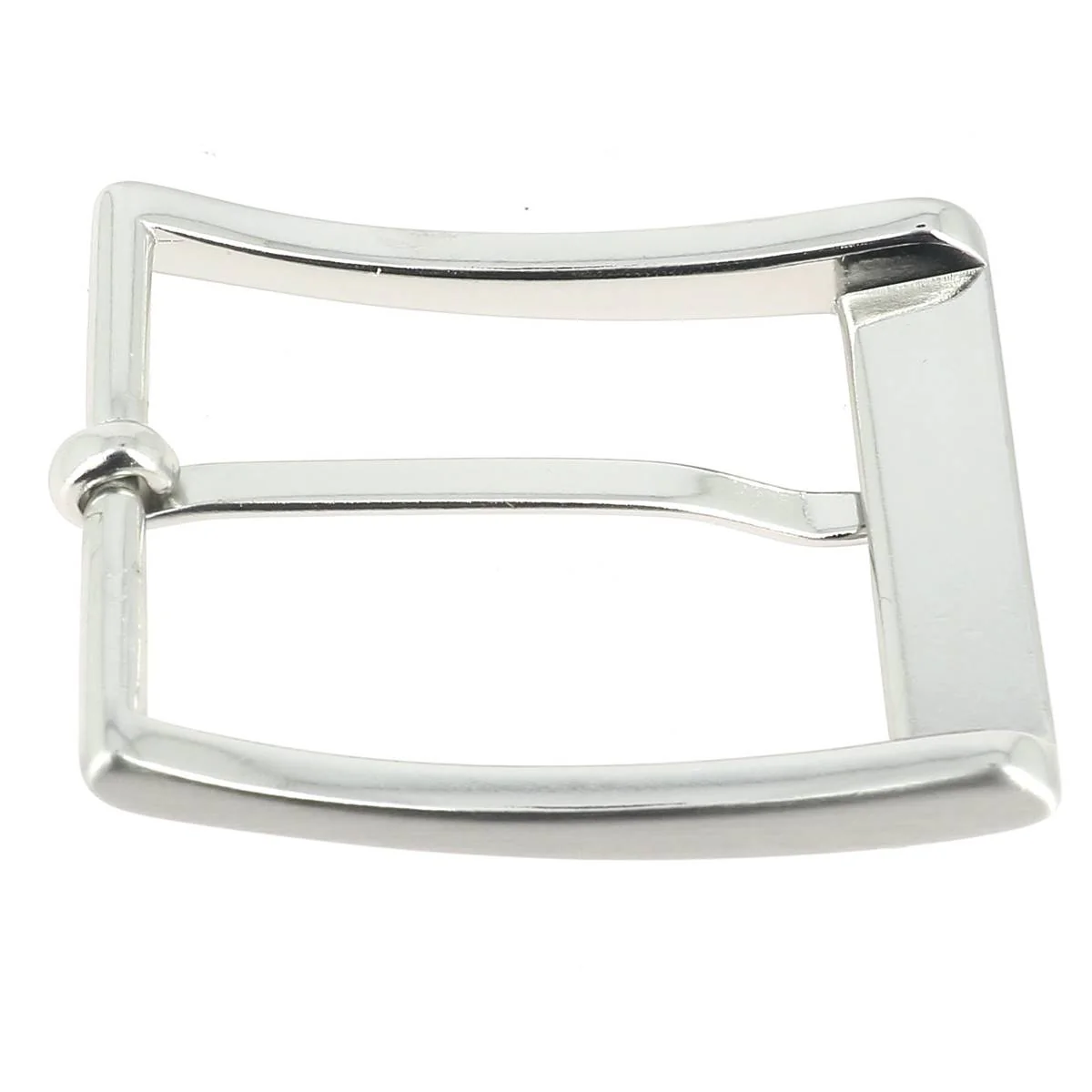 Boucle de ceinture LYA - NICKEL FREE SATINÉ - 35mm - Image 2