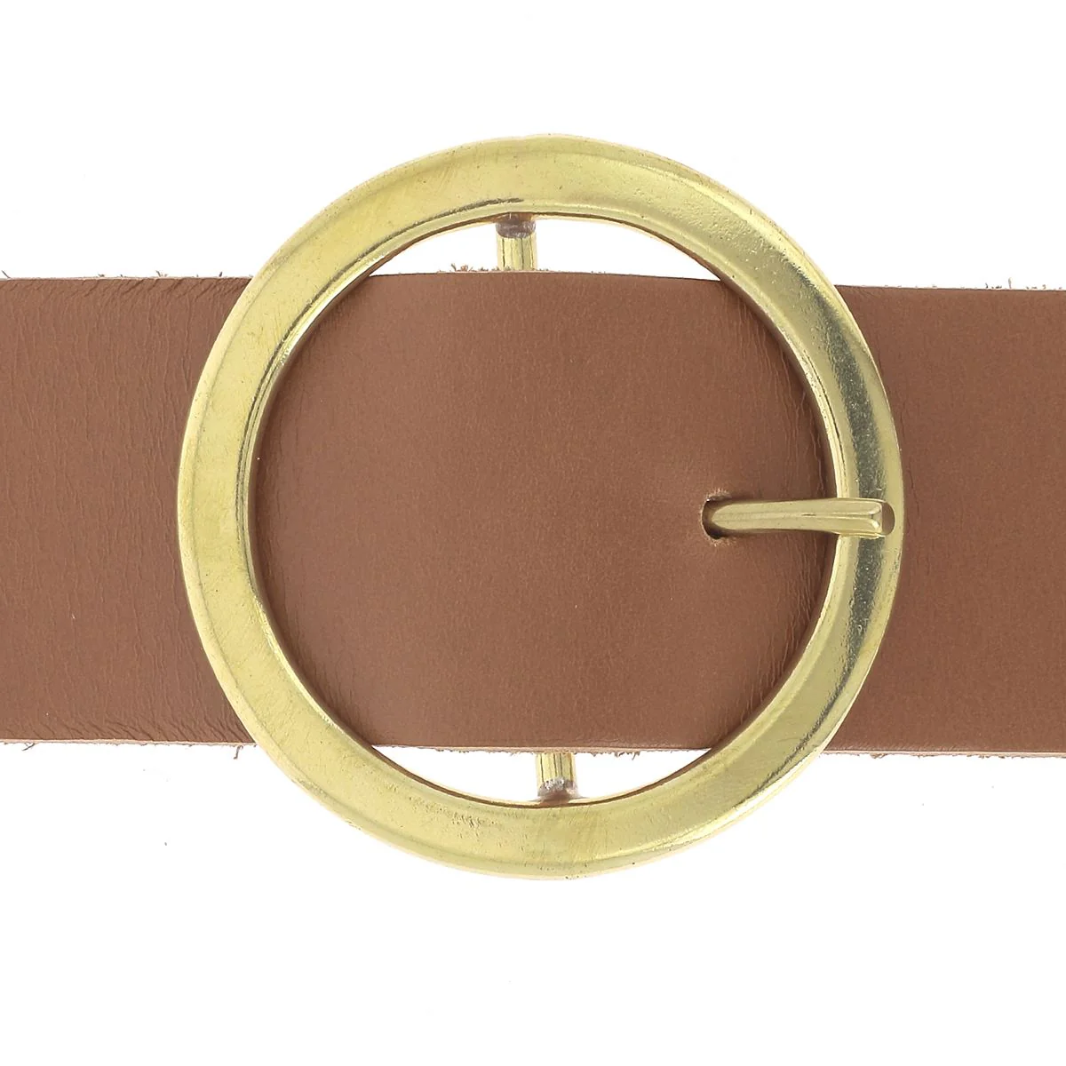 Boucle de ceinture double soudée en laiton CYR - 54mm - S. Poursin - Image 2